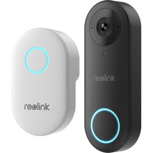 Reolink - Slimme Deurbell - 5MegaPixels - Met Video Camera - Met Klokkenluider - ABS - Zwart Wit - Voor Binnen & Buiten