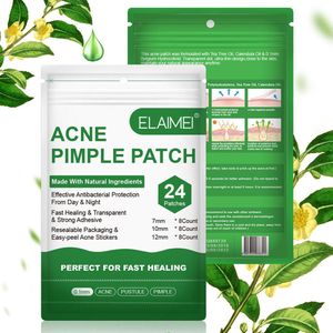 Pimple Patch- 24 Stuks- Acne Patch- Puisten Stickers- Puistjes Verwijderen- Acne Patches- puist verwijderaar