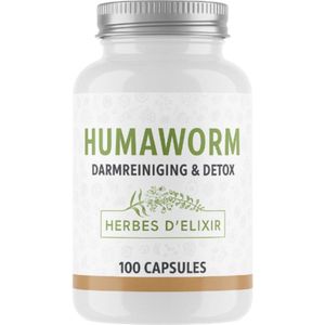 Herbes D'elixir Humaworm - Voedingssupplement Capsules - 90 Stuks - Voor Darmreiniging (2023)