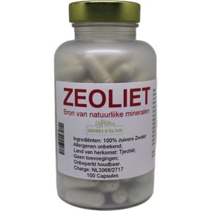 Herbes D'elixir - Zeoliet Capsules - Detox Boost - Zuivere Zeoliet - 100 Stuks