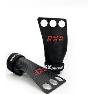 RXpursuit - CrossFit Grips - Handschoenen - Leertjes - Carbon Fiber - Gymnastics - Maat XL
