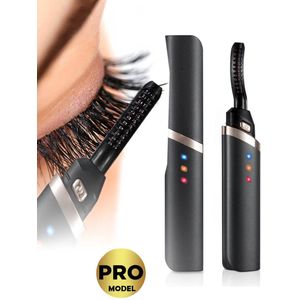 BP® Elektrische Wimperkruller - Verwarmde Wimperkruller - Wimperlift - Lash Lift - Eyelash Curler - Gekrulde en Volle Wimpers - 3 Temperatuurstanden - USB Oplaadbaar - Zwart