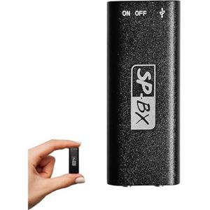 SP-BX® Afluisterapparaat Mini - Afluisteren & opnemen - Spy Recorder - Voice Recorder - Dictafoon - Afluisterapparatuur - 8GB
