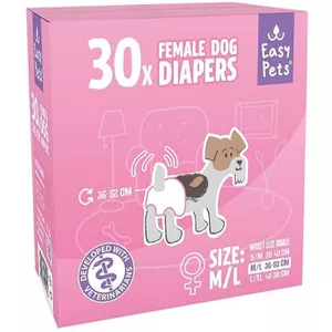 Hygiënisch ondergoed voor honden - Herbruikbare luiers - XL (44-66 cm