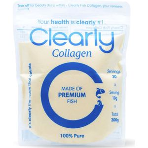 Clearly - Collageen Poeder - Neutrale Smaak - 300 g - Viscollageen 100% Puur