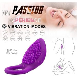 Cock ring - paars - Cockring - vibrerend - 10 verschillende standen - Clitoris stimulator - Seksspeeltje - Sex toy - penisring - g-spot genot - waterproof design - seksspeeltje - seks vibrator - rekbaar - siliconen - stille motor - one size fits all