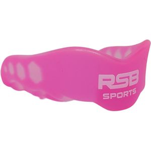 RSB Sports - Gebitsbeschermer met Opbergdoosje - Voor Boksen, Kickboksen, Karate, Rugby, Hockey - Roze - Kinderen
