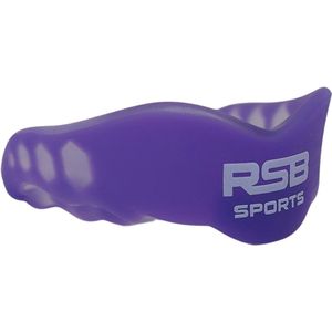 RSB Sports Gebitsbeschermer - Vechtsportbitje - Knarsbitje - Mouthguard - Paars - Kinderen