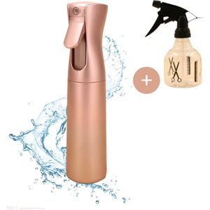 BeautyFit® - Luxe Waterspuit Haar - 2 stuks - Mist Verstuiver - Waterverstuiver Krullen - Plantenspuit - Mist Spray Bottle - Waterspuit - Sprayflacon - Mist Spray - Plantensproeier - Goud