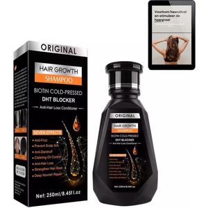 Haargroei Shampoo + Ebook - Haargroei Producten Mannen Vrouwen - Biotine - Haar Versneller - Beschadigd Haar - Haar Vitamines - Incl. Ebook - Sinterklaas Cadeautjes - Black Friday Deals 2025