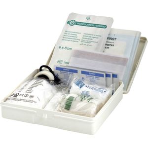 Fixfirst - Basisverbanddoos - Verbanddoos - Inhoud 1 Wondsnelverband 6cmx8cm steriel en meer