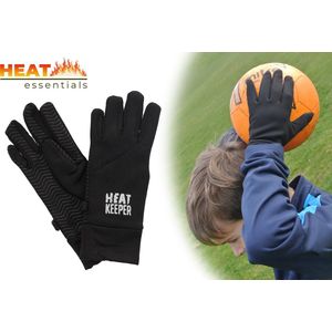 Heat Essentials - Thermo Handschoenen Kinderen - Maat 5/8 - Extra Grip - Softshell Kinderhandschoenen - Voetbalhandschoenen - Sport Handschoenen Kind