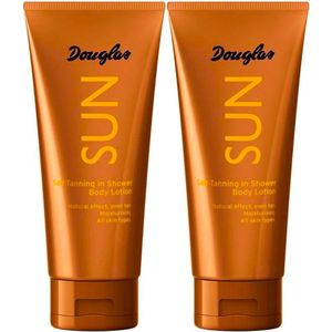 Douglas Sun Self-Tanning In Shower Body Lotion - Zelfbruiner - 2 x 200ml