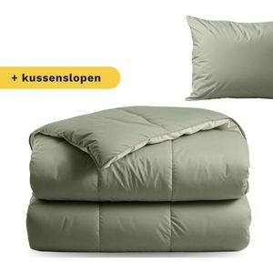 Dekbed - Wit - Katoen - 140x200 cm