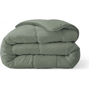 Zelesta - Royalbed - Dekbed - Pastel Green - 200x200cm - Wasbaar Hoesloos Dekbed