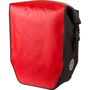 AGU Clean Enkele Fietstas Shelter Click'nGo - Large 21 Liter - Rood - Waterdicht