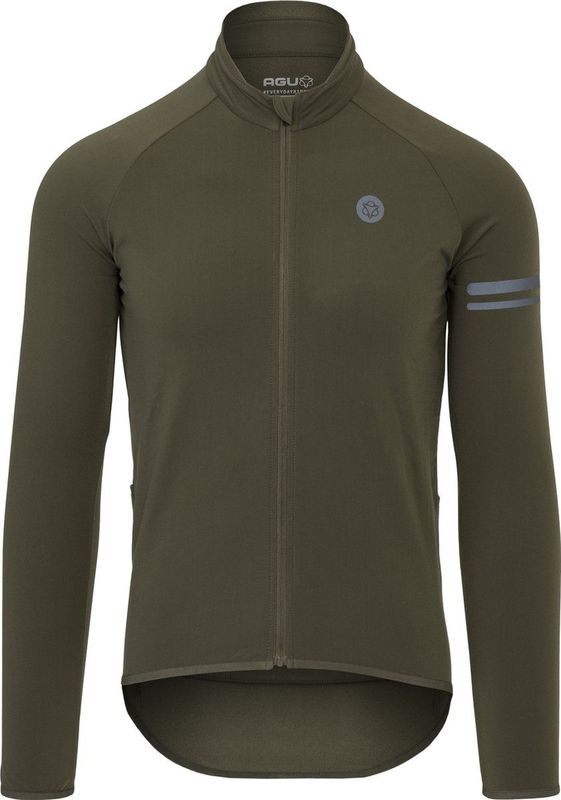AGU - Thermo Fietsshirt Lange Mouwen Essential - Groen - Heren