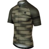 AGU Grainy Stripe Fietsshirt Essential Heren - Army Green
