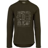 AGU Performance Long Sleeve T-shirt Venture - Army Green