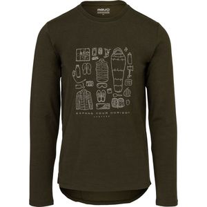 AGU Performance Long Sleeve T-shirt Venture - Army Green
