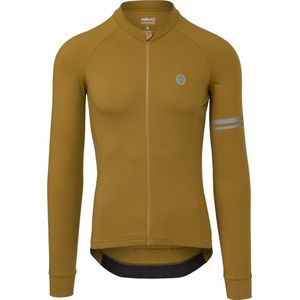 AGU Solid Fietsshirt Lange Mouwen Performance Heren - Bruin