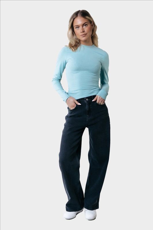 Colourful Rebel - Gaias High Rise Denim - Donkergrijs - Denim