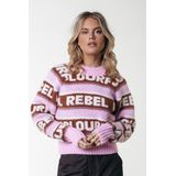 Colourful Rebel Ximenia CR Intarsia Knitted Sweater