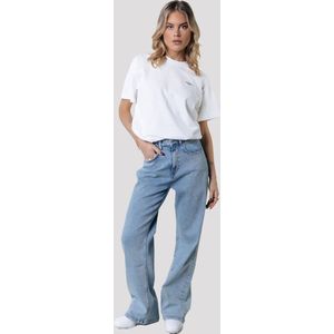Colourful Rebel Gaias High Rise Wide Leg Denim Pants- XL