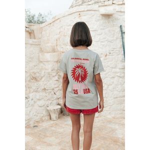 Colourful Rebel - Tropical Beach Tour Boxy Tee - Dames - T-shirts