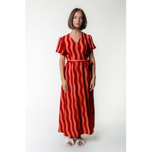 Colourful Rebel - Wikkeljurk - Veelkleurig - Viscose