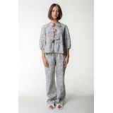 Colourful Rebel - Straight Leg Broek - Katoen - Blauw - Regular Fit