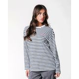 Colourful Rebel - Bold T-shirt - Off White - Lange Mouwen