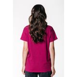 Colourful Rebel - WT117105 - T-shirt - Roze - Uni Logo