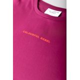 Colourful Rebel - WT117105 - T-shirt - Roze - Uni Logo
