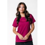 Colourful Rebel - WT117105 - T-shirt - Roze - Uni Logo