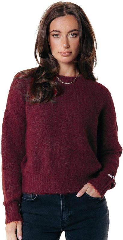Colourful Rebel - Olivia Sweater - Bordeaux - Truien