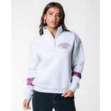 Colourful Rebel - WS417101 - Damestrui - Met Halve Rits - Print op de Borst