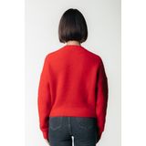 Colourful Rebel - Cardigan - Rood - Dames