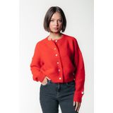 Colourful Rebel - Cardigan - Rood - Dames