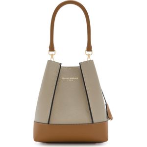 Isabel Bernard | Femme Forte | Taupe Leren Handtas Dames | 22.50cm | IB21114-078