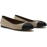 Isabel Bernard - Vendôme Ynes - Ballerina's - Taupe - Leer