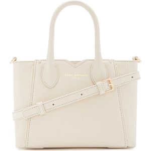 Isabel Bernard Honoré Cloe Mini crème leren handtas van kalfsleer voor dames