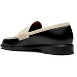 Isabel Bernard - Vendôme Blandine - Loafers - Zwart en Wit - Kalfsleer