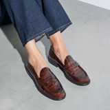 Isabel Bernard - Vendôme Blandine - Loafers - Bruin - Kalfsleer