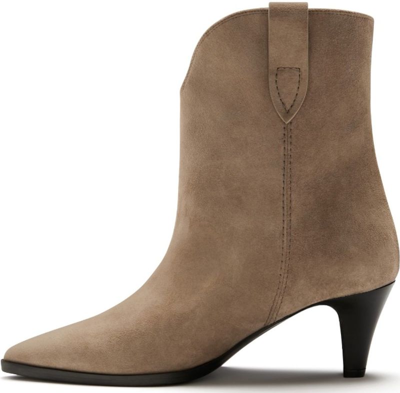 Isabel Bernard - Vendôme Louane - Dames - Korte Laarzen - Taupe - Suède
