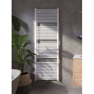 Saqu - Cole - Handdoekradiator - Wit - 180 x 60 cm - 1072W - Verwarming Badkamer