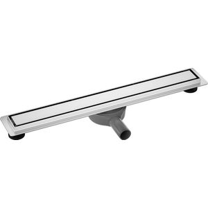 Ben - Reversible Douchegoot - 70cm - RVS - Inzetbaar Met Tegel Of Rooster