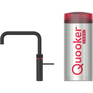 Quooker Fusion Square incl. COMBI+ boiler 3 in 1 kraan zwart