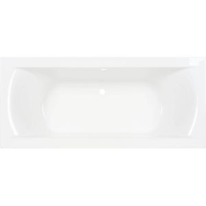 Saqu Bindo inbouwbad 2-persoons 180x80cm glans wit acryl