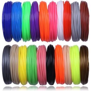 ValeDelucs PLA Filament 1.75mm - 3D Pen Vullingen - 60 meter 20 Kleuren van 3 meter - Navulling - Vulling voor 3D pennen